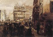 Adolph von Menzel, A Paris Day